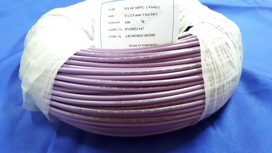 Flame Reterdant NYAF 105°C (Violet) - Gambar 5