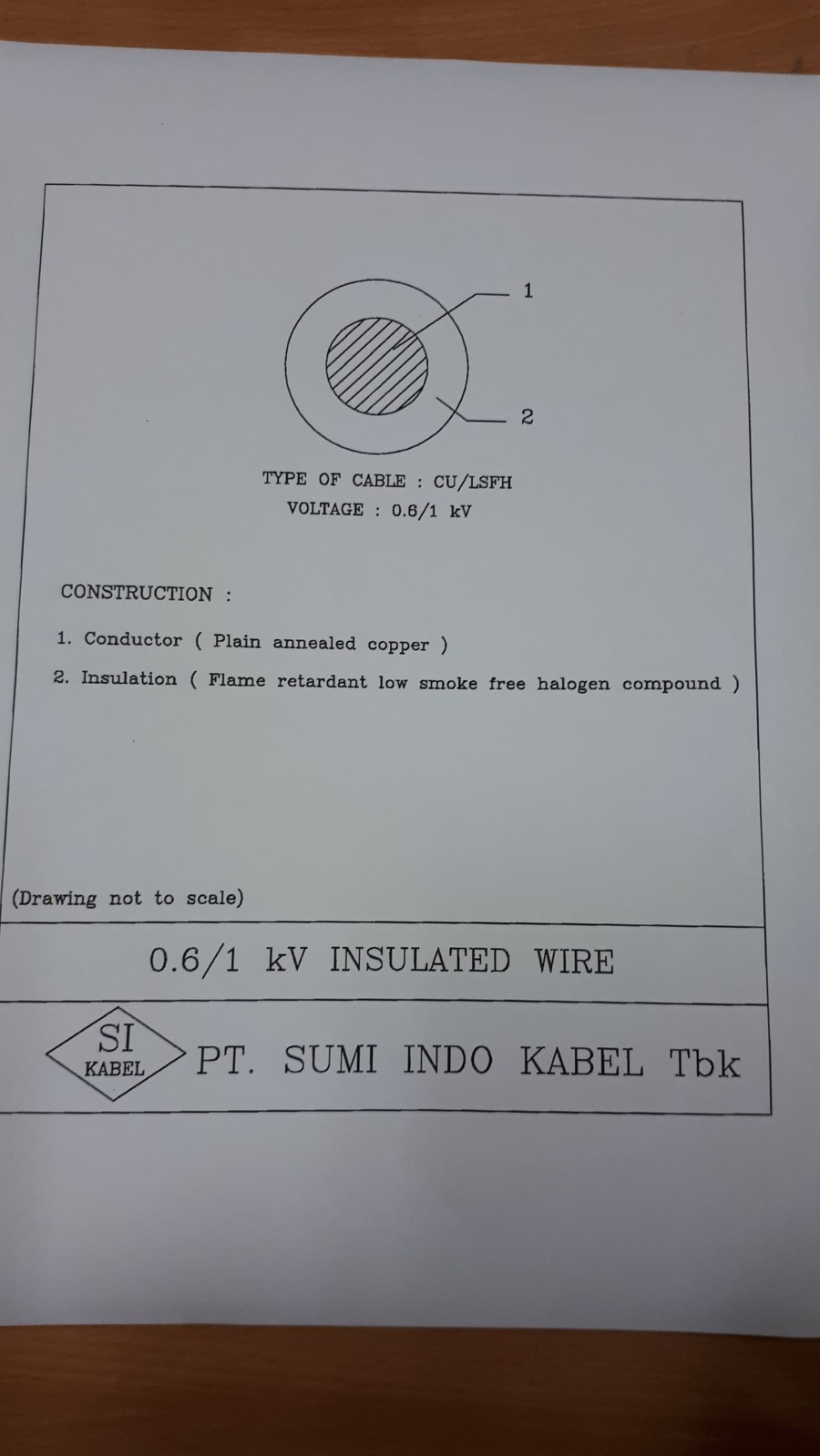 Flame Reterdant NYAF 105°C (Violet) - Gambar 3
