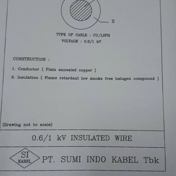 Kabel Reterdant IEC60332-1 NYAF (Green)
