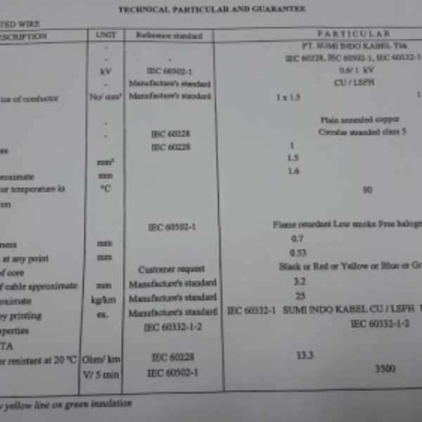 Flame Reterdant NYAF 105°C (Yellow)